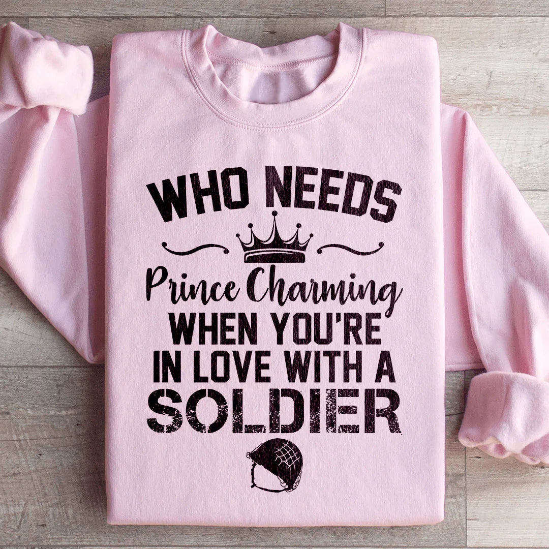 In Love With A Soldier Sweatshirt