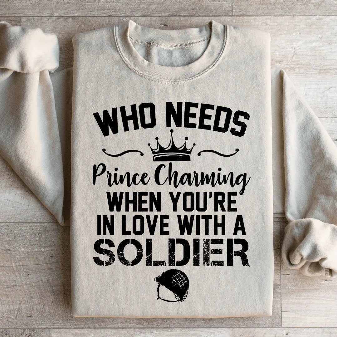 In Love With A Soldier Sweatshirt