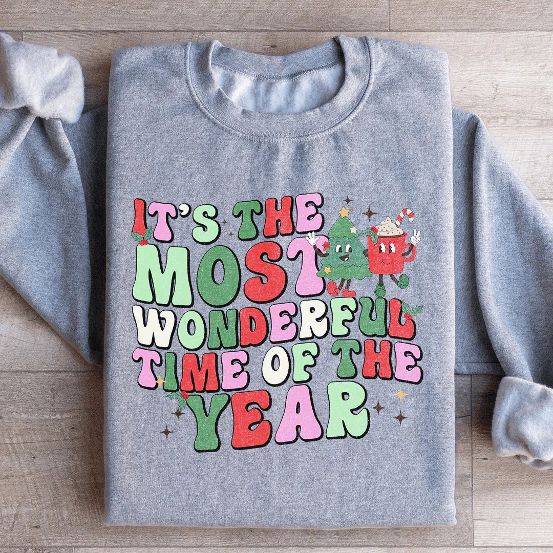 It's The Most Wonderful Time Of The Year Retro Sweatshirt