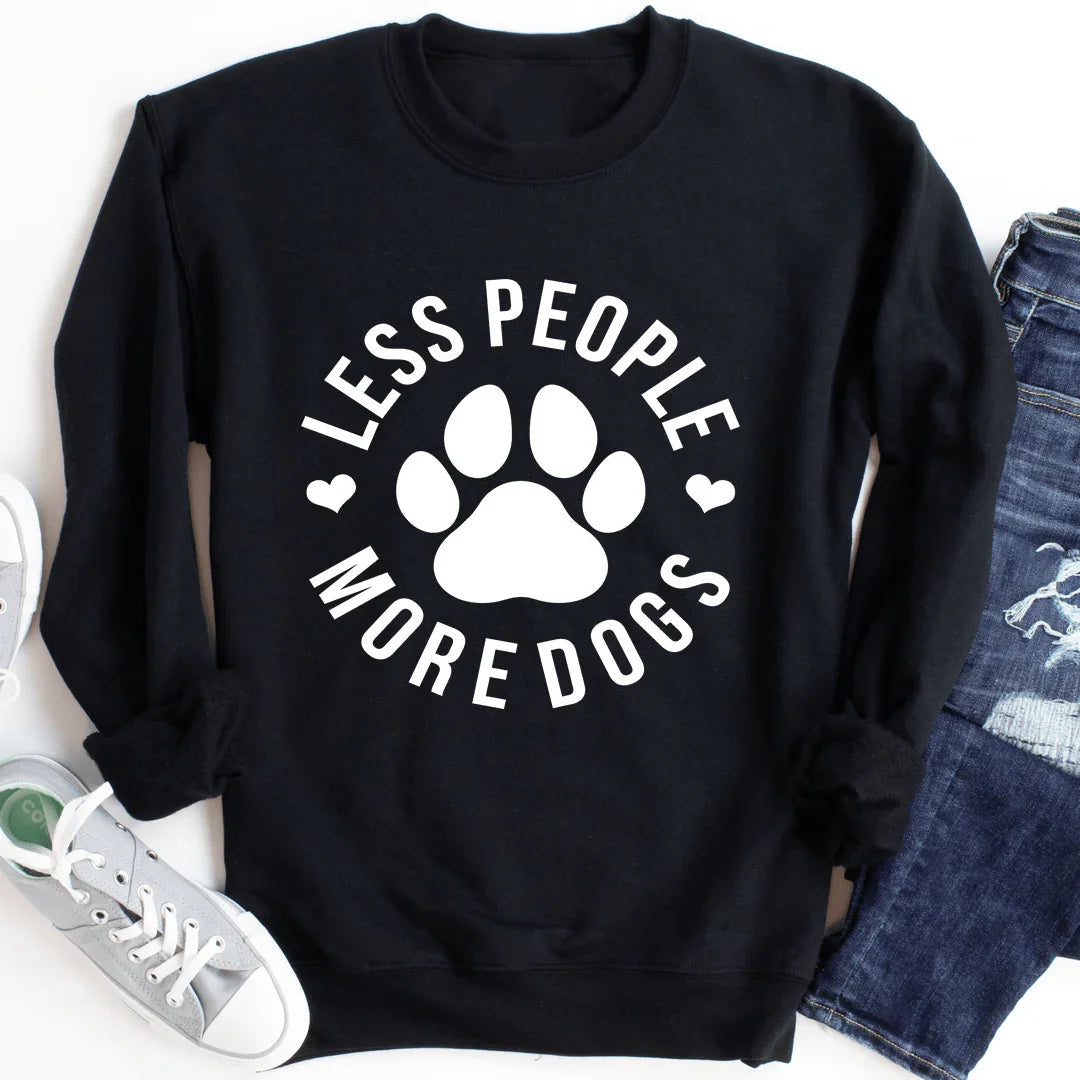 Less People More Dogs Sweatshirt