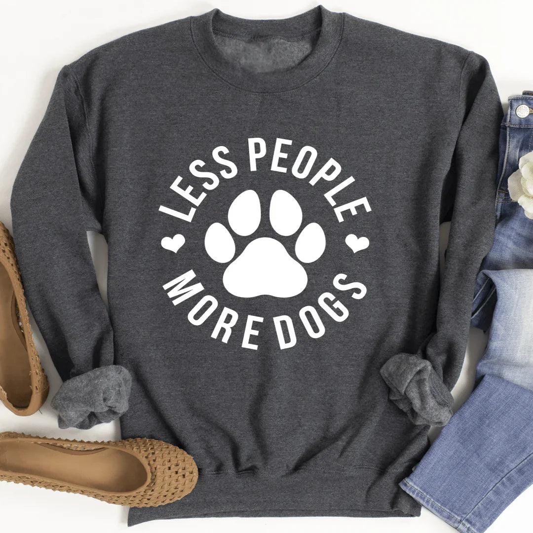 Less People More Dogs Sweatshirt
