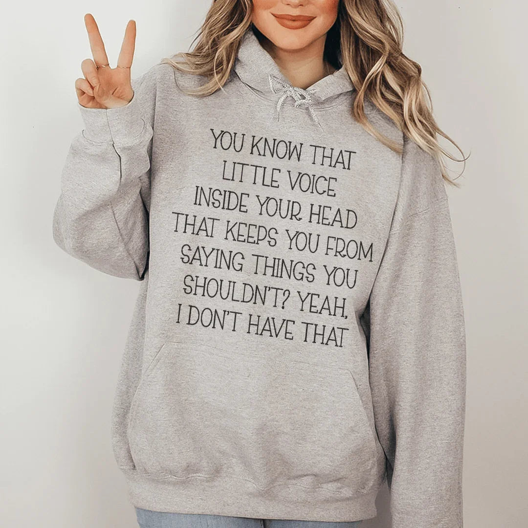Little Voice Hoodie Sweatshirt