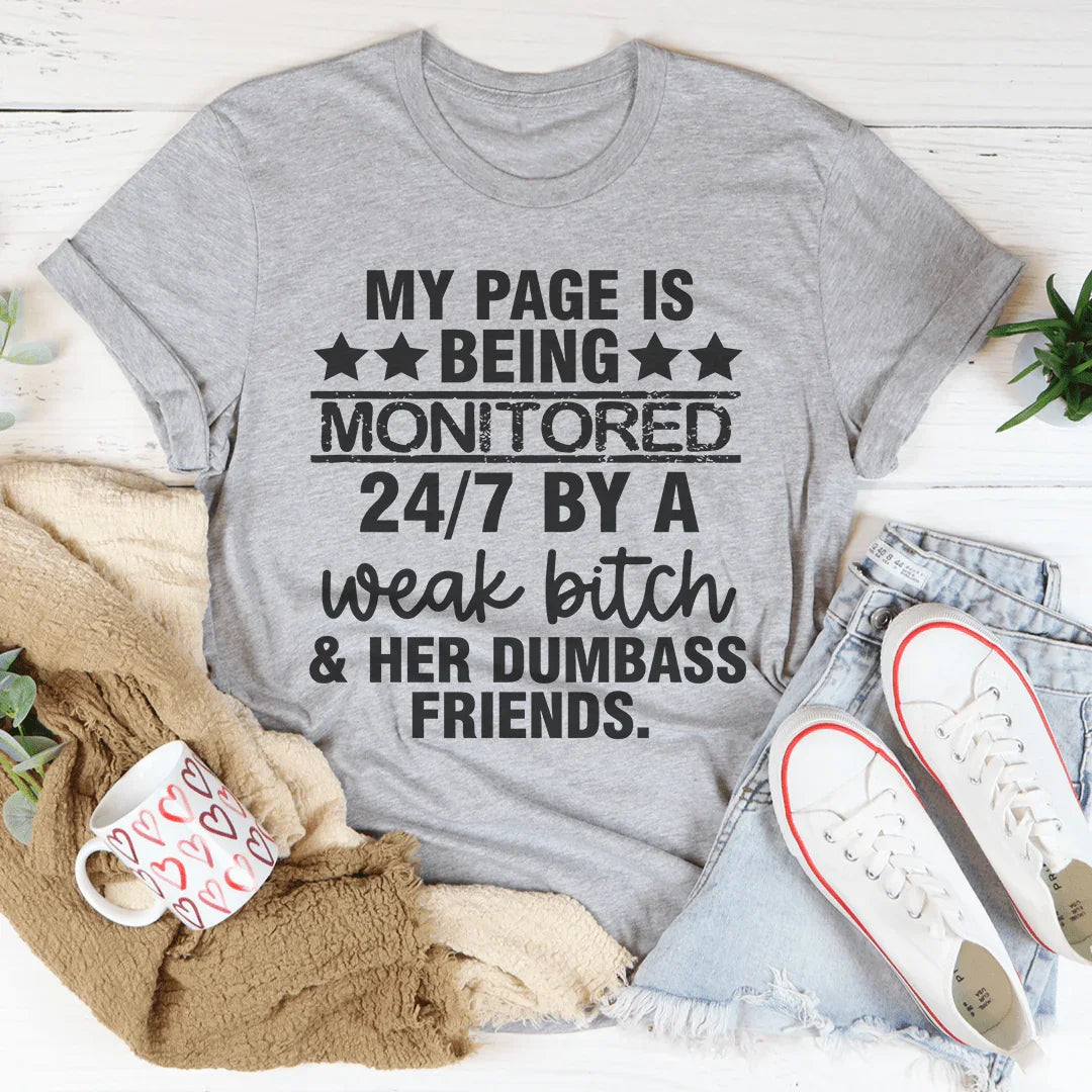 Monitored 24/7 Tee