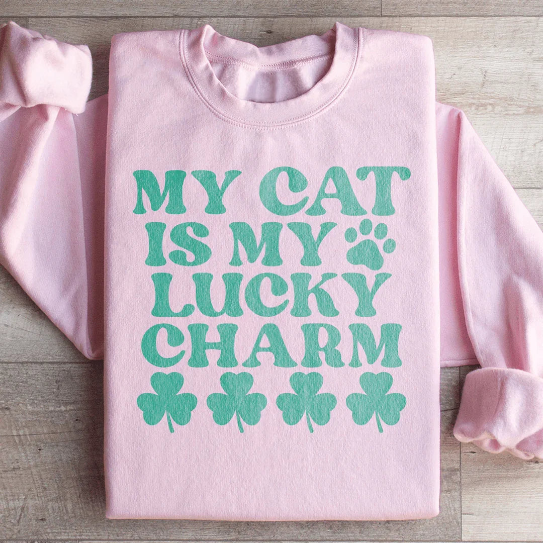 My Cat Is My Lucky Charm Sweatshirt
