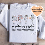 Personalized Grandma's Garden Sweatshirt