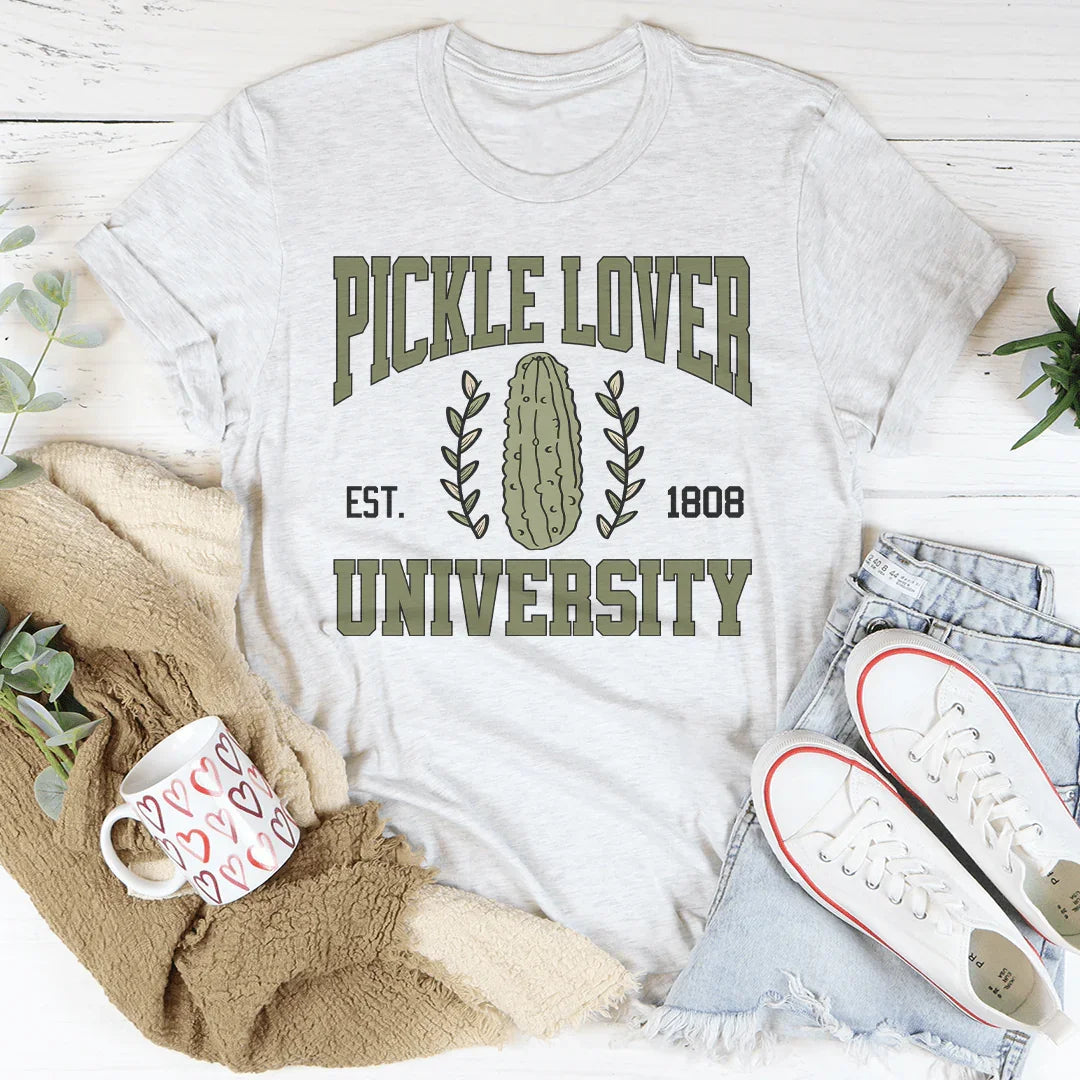 Pickle Lover University Tee
