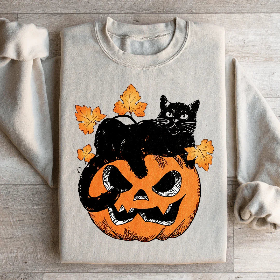 Pumpkin Cat Sweatshirt