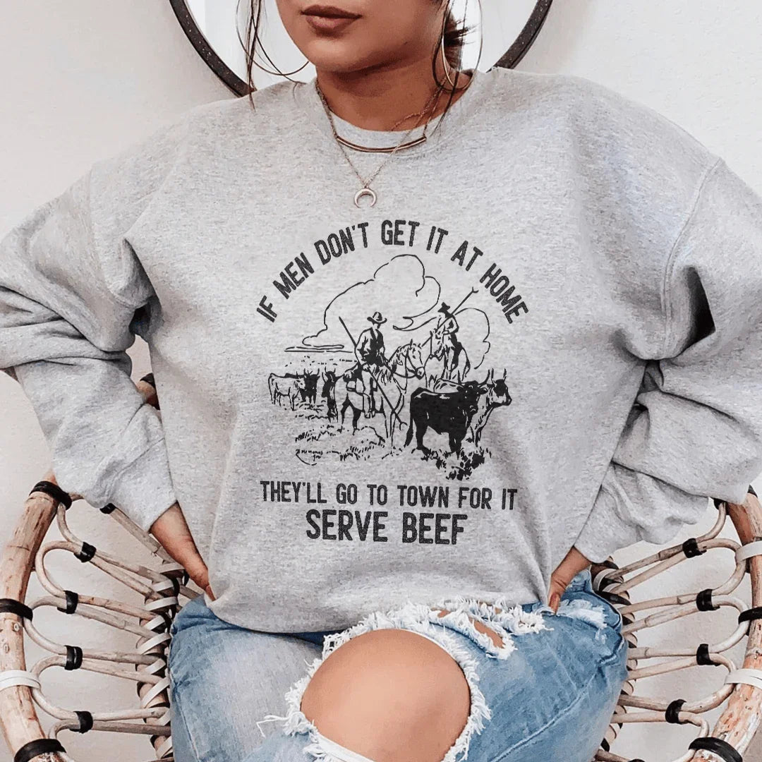 Serve Beef Sweatshirt