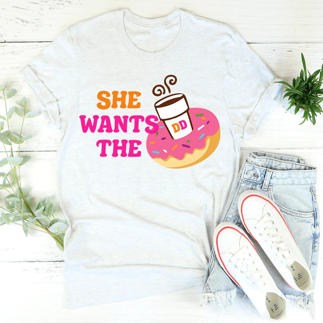 She Wants Donuts Tee