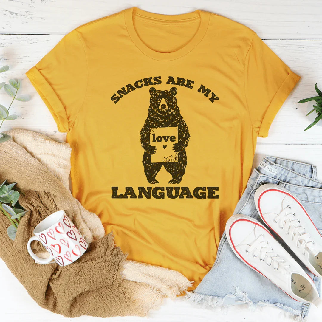 Snacks Are My Language Tee