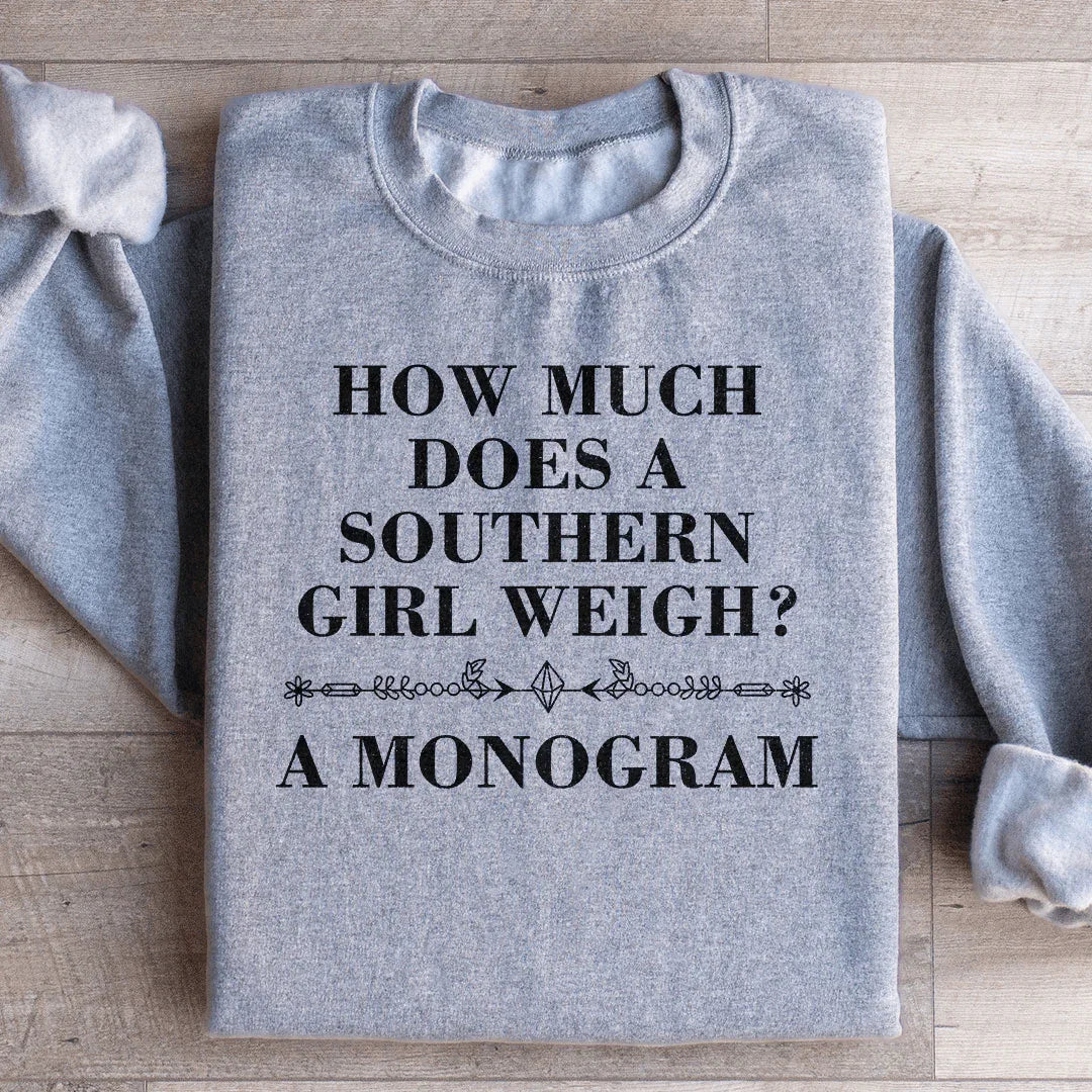 Southern Girl Monogram Sweatshirt