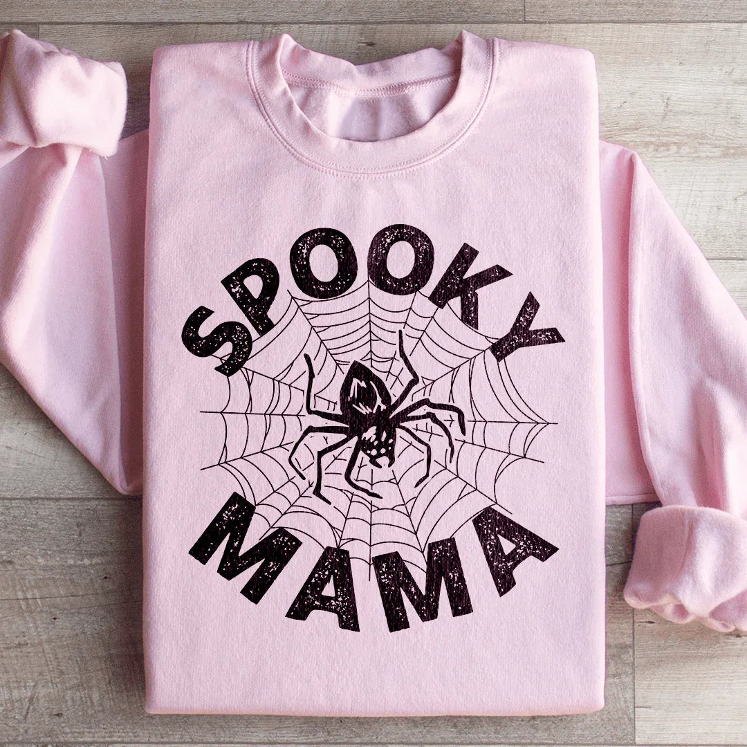 Spooky Mama Spider Web Sweatshirt