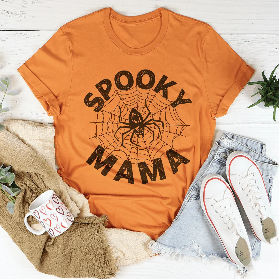 Spooky Mama Spider Web Tee
