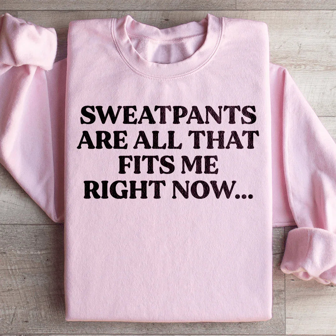 Sweatpants Are All That Fits Me Right Now Sweatshirt