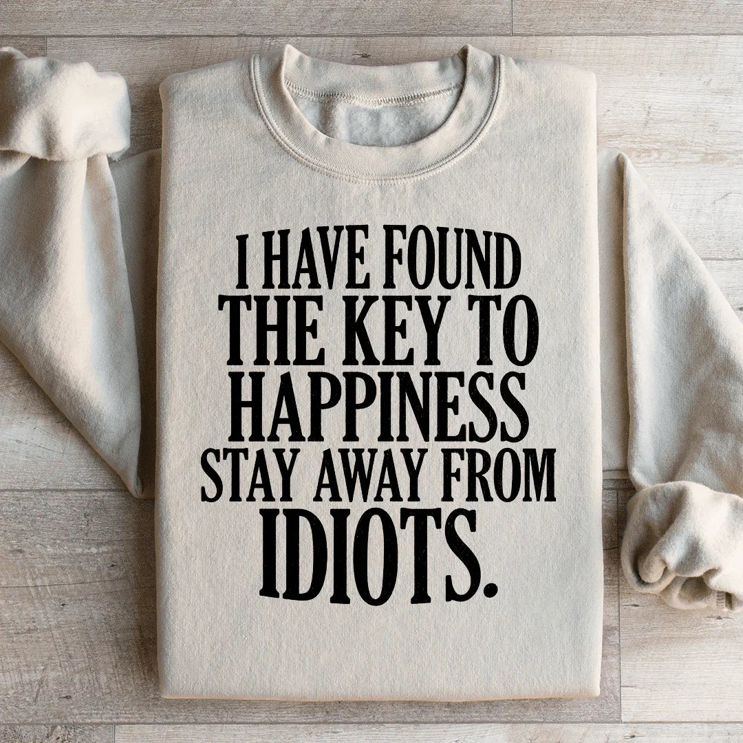 The Key To Happiness Sweatshirt