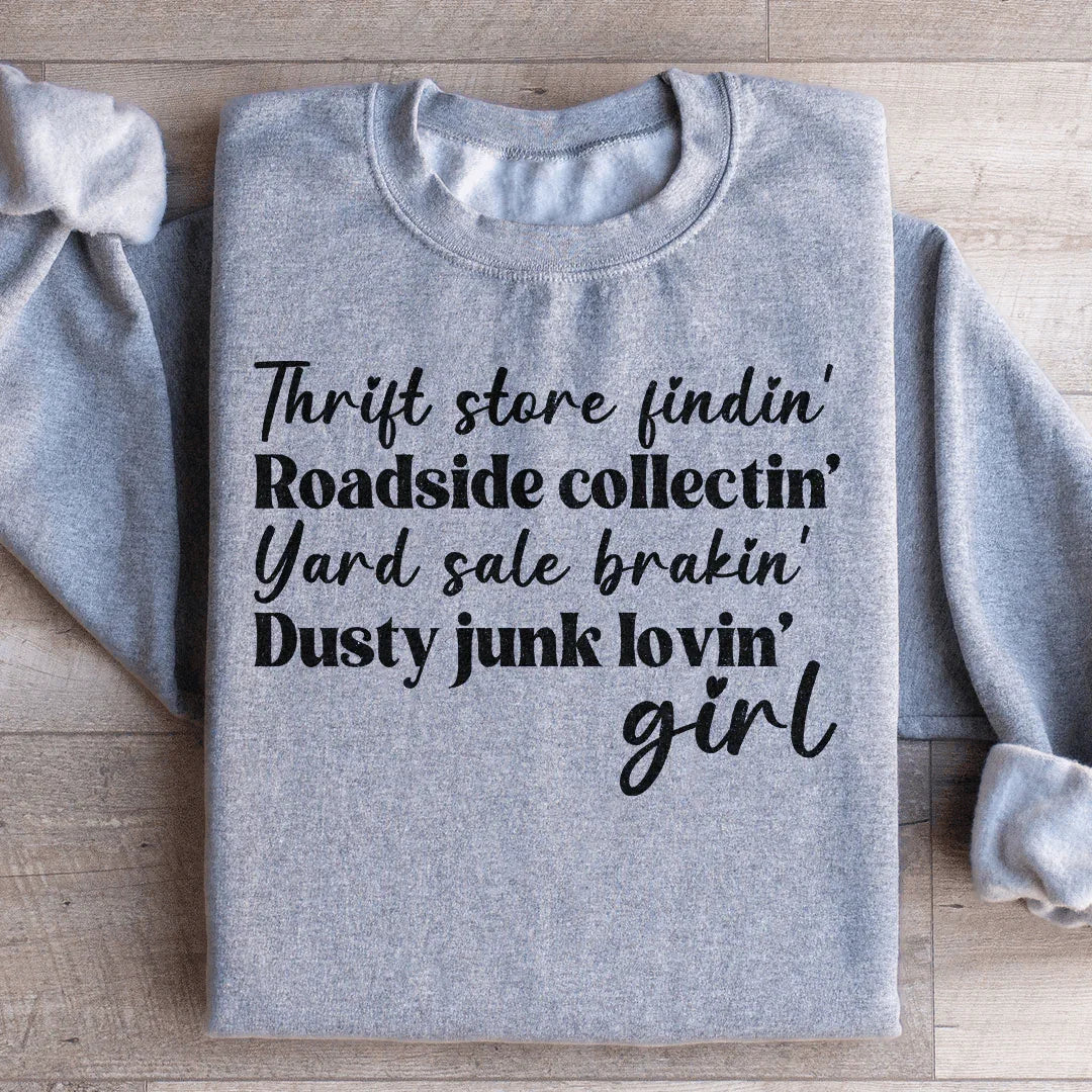 Thrift Store Girl Sweatshirt